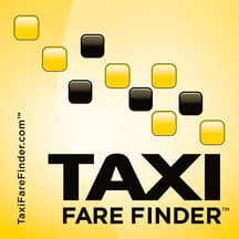 Taxi Fare Big Logo Sticker