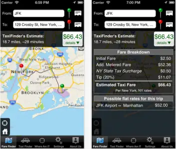 Taxi Finder App: Version 2 iPhone App Release - TaxiFareFinder Newsroom